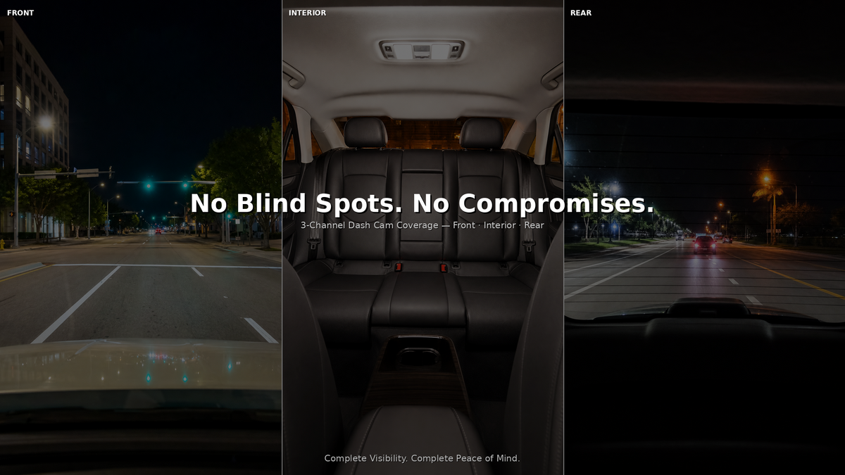 Best 3-Channel Dash Cam of 2026: Front, Rear, and Interior Coverage Compared