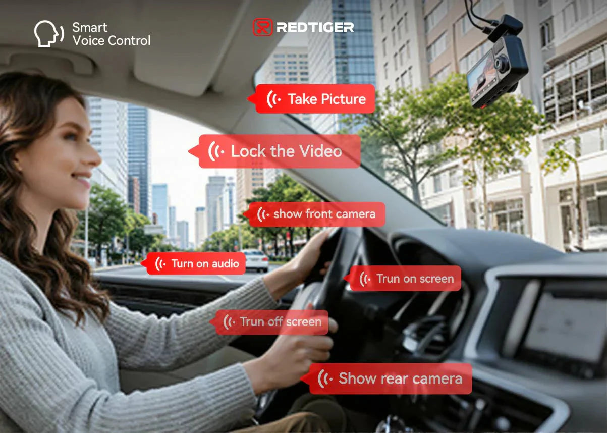 Best Dash Cam with Voice Control for Safer, Hands-Free Driving