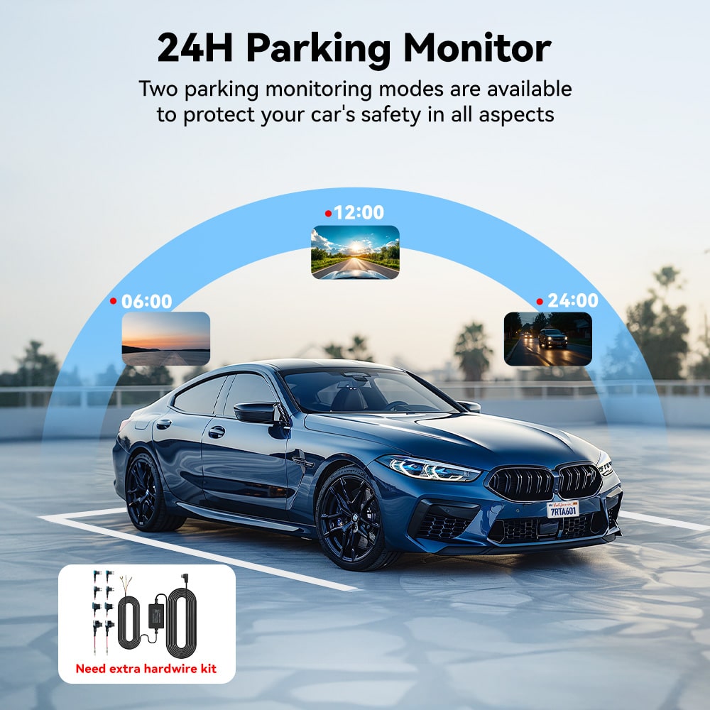 Redtiger A6 4K 3-Channel Dash Cam 5.8Ghz Wifi Voice Control Dash Cam REDTIGER Official
