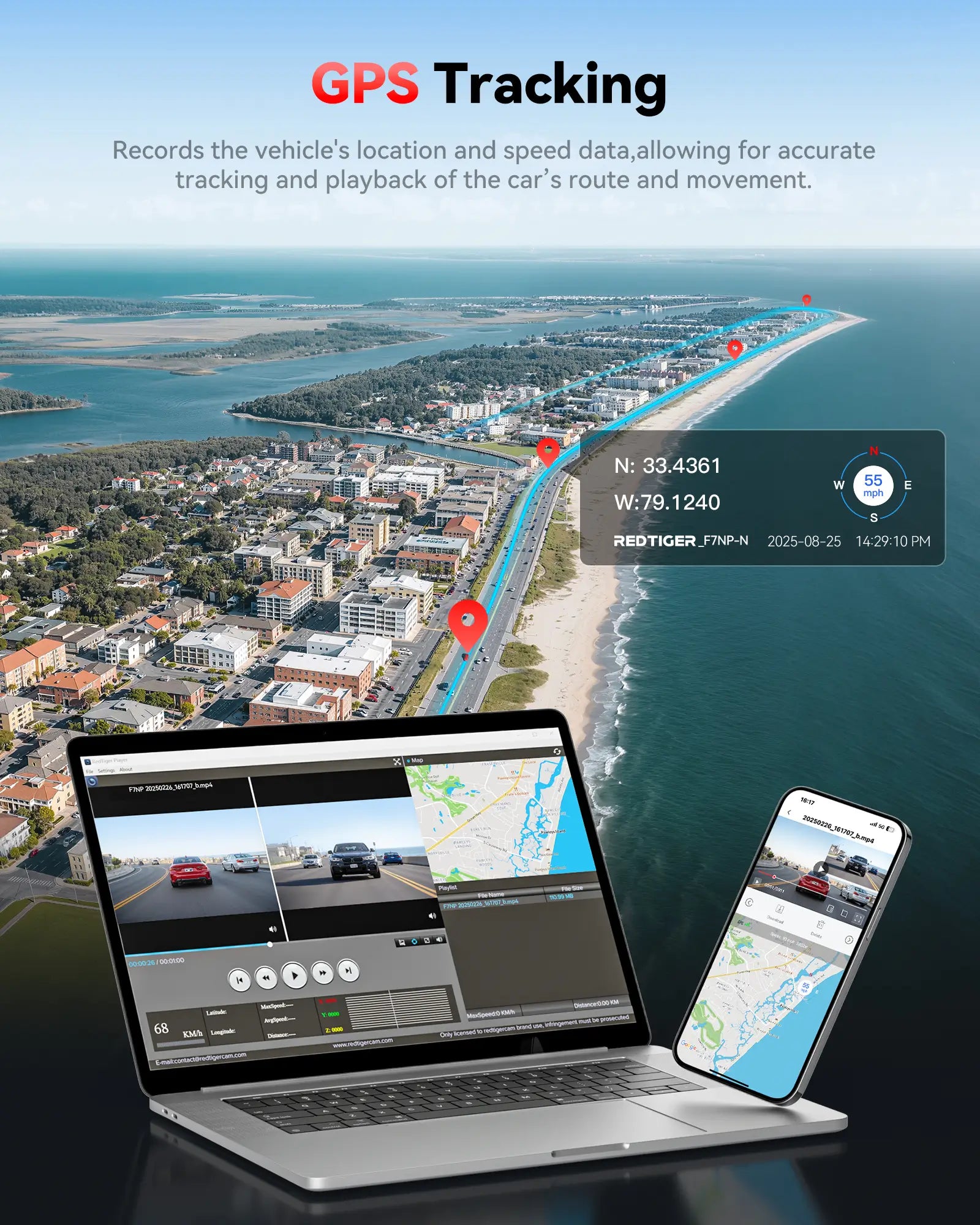 Redtiger F7NP Dash Cam