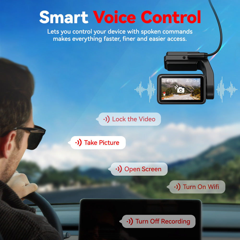 REDTIGER A4 Dash Cam Front and Rear, 5.8G WiFi GPS & WDR 4K/2.5K+1080P Dash Camera for Car with 64GB Card, G-Sensor, Super Night Vision, Loop Recording, Parking Mode easy-product-customizer