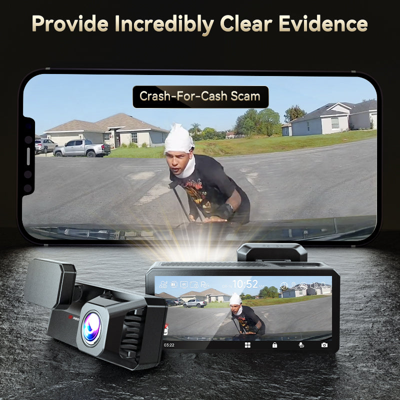 REDTIGER 4K UHD Dual IMX678 Dash Cam with Starvis 2 Night Vision, 128GB eMMC, 5.8GHz WIFI, GPS Tracking, Parking Monitor Hot Sales easy-product-customizer