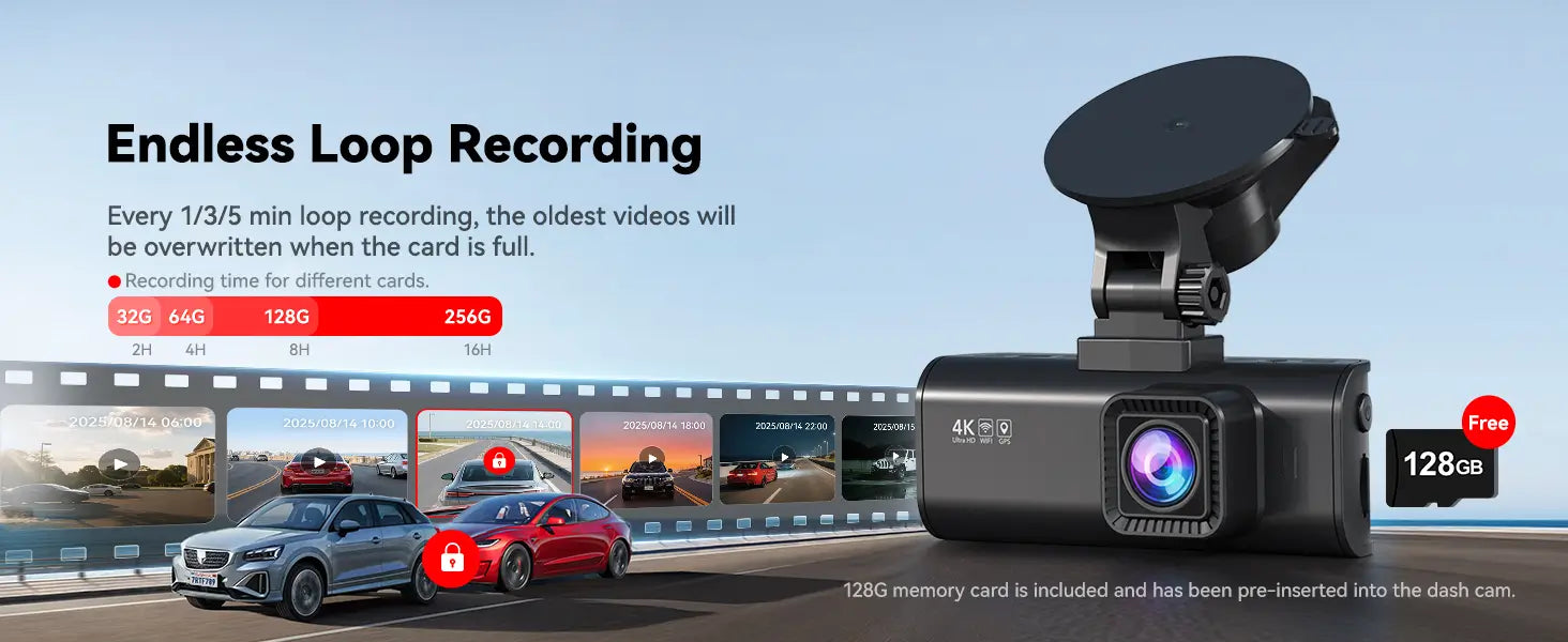 Redtiger F7NP Dash Cam