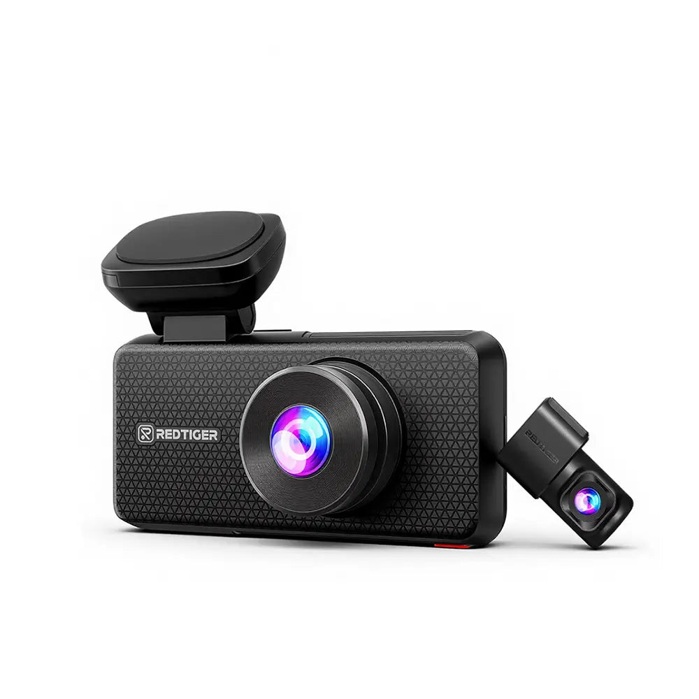 Redtiger F17Elite 4K+2.5K+1080P 3-Channel 24/7 Ultra-Color 5.8 GHz WiFi6 Dash Cam - REDTIGER Official