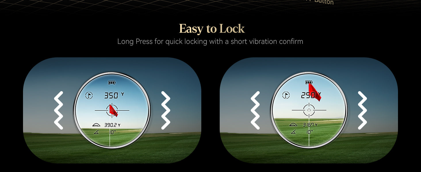 REDTIGER Light-Adaptive Golf Range Finder