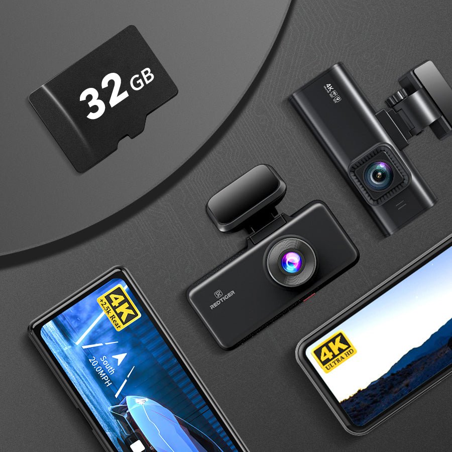 Redtiger 32GB/64GB/128GB/256GB SD Card For Dash Cam Class 10 U3 Accessories REDTIGER Dash Cam