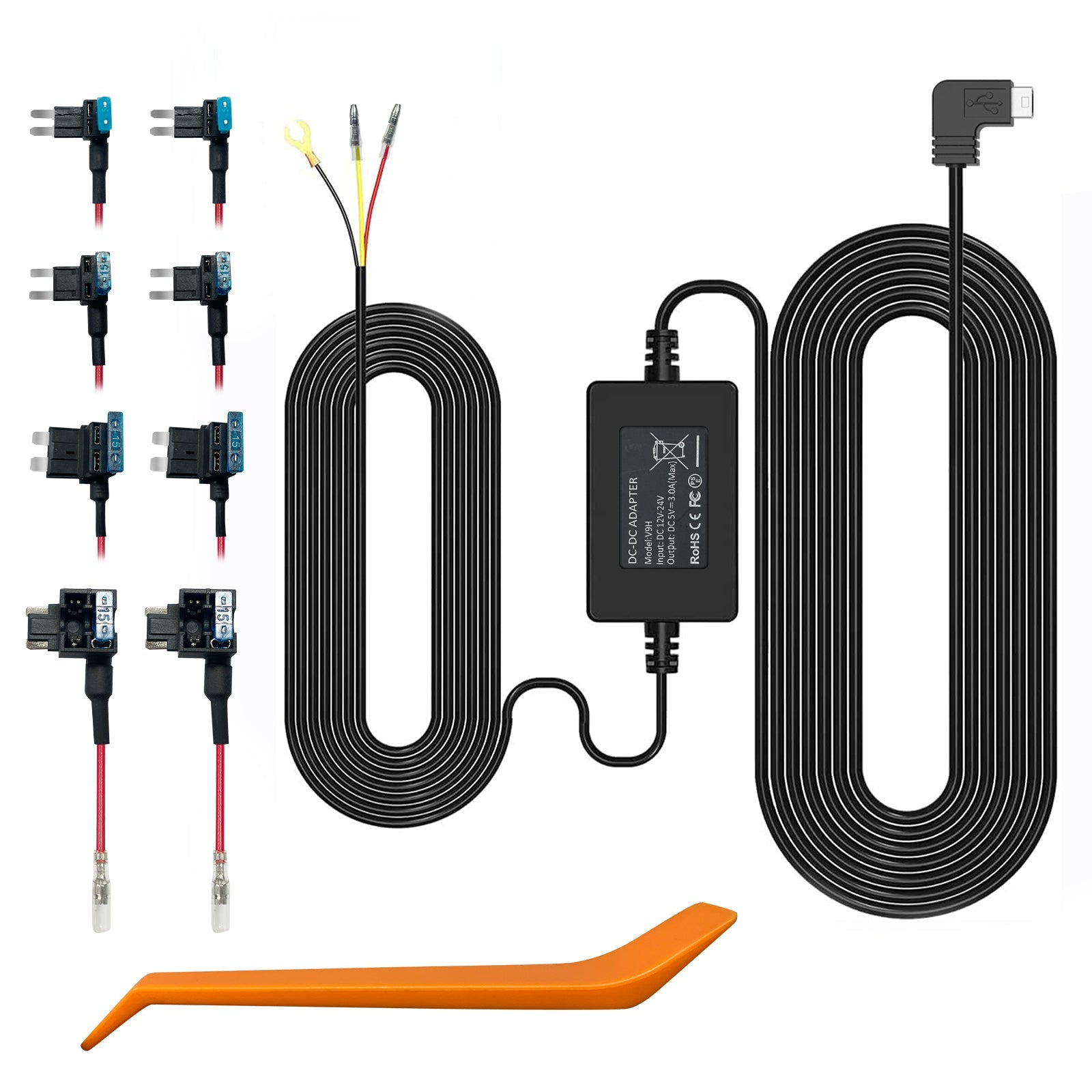 Redtiger T700 Dash Cam Hardwire Kit For Parking Monitor Accessories REDTIGER Dash Cam USB-C(Double Fuse)