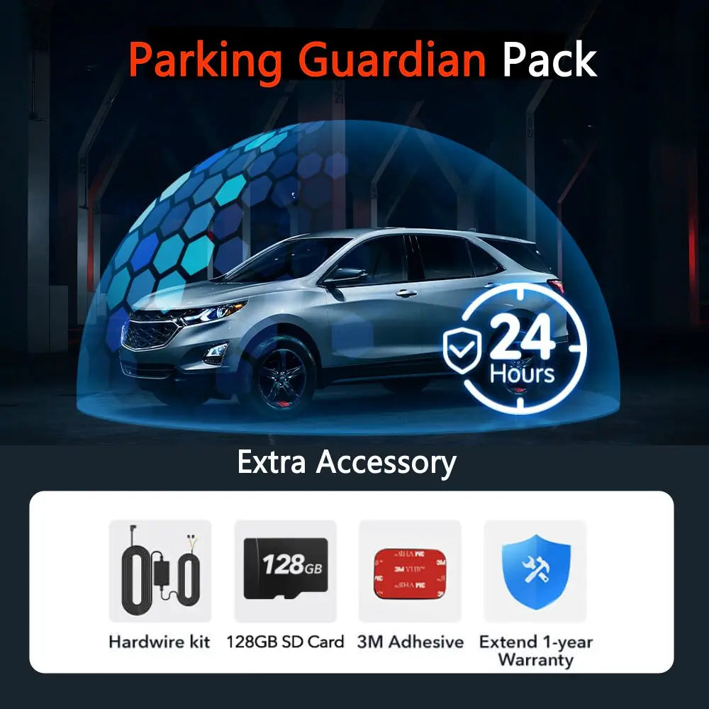 Redtiger F17 3-Channel 5G Wifi Dash Cam Hot Sales REDTIGER Dash Cam F17 Parking Guardian Pack(Extra 20% off)