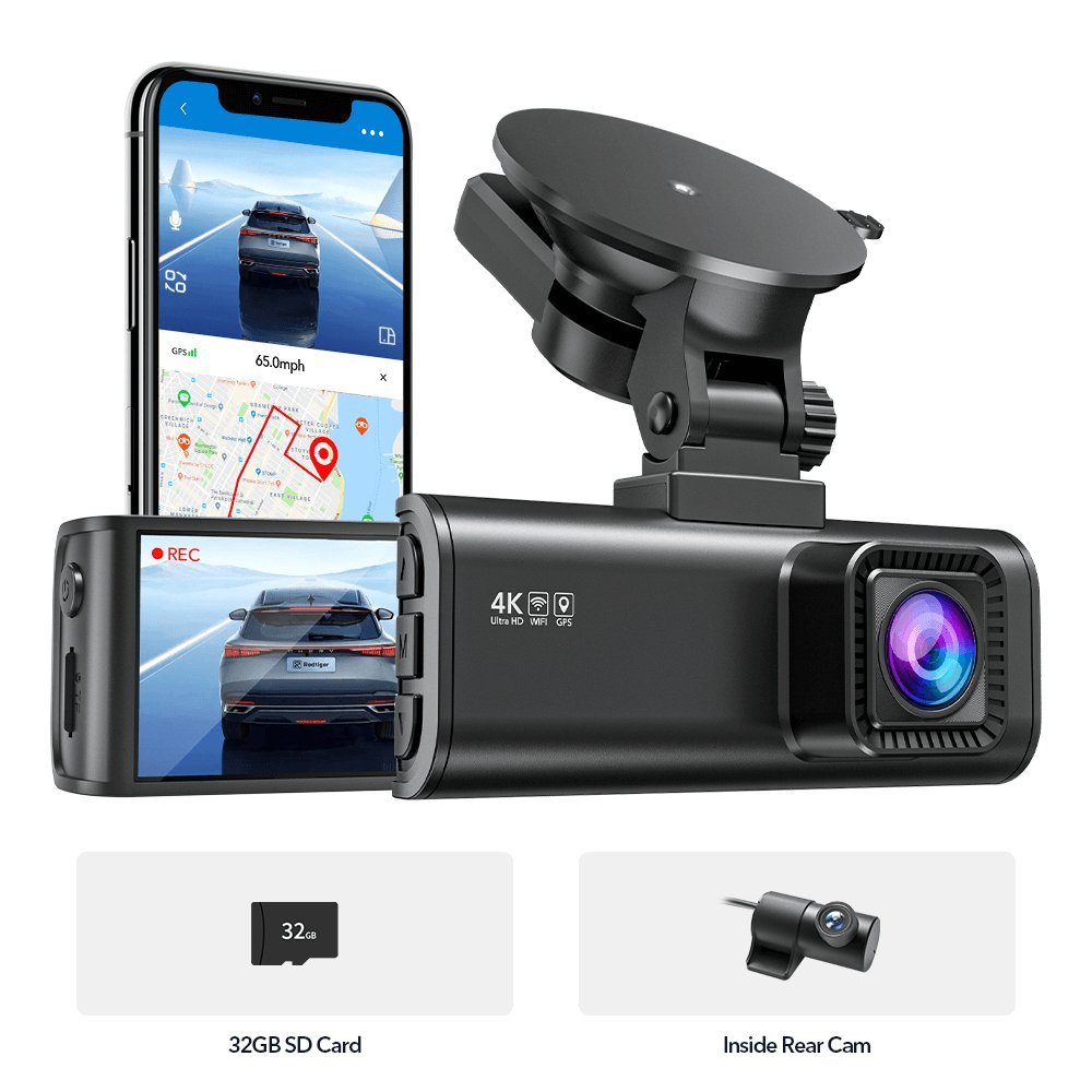 Redtiger F7NP 4K Front Rear Dash Cam-Refurbished Hot Sales REDTIGER Dash Cam F7NP Refurbished