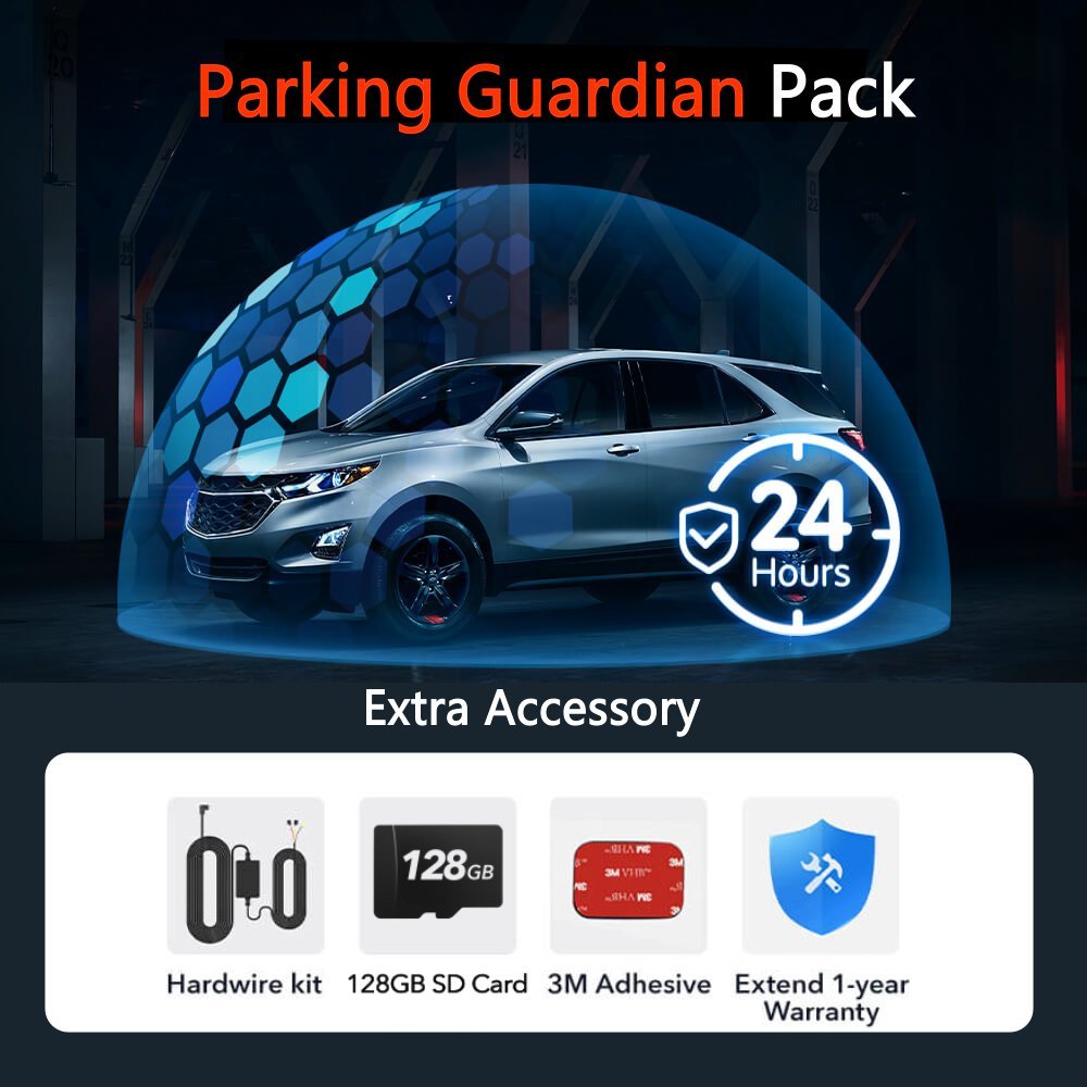 Redtiger T27 4K+2.5K Touchscreen Smart Parking Assist Dash Cam Hot Sales REDTIGER Dash Cam T27 Parking Guardian Pack (20% OFF)