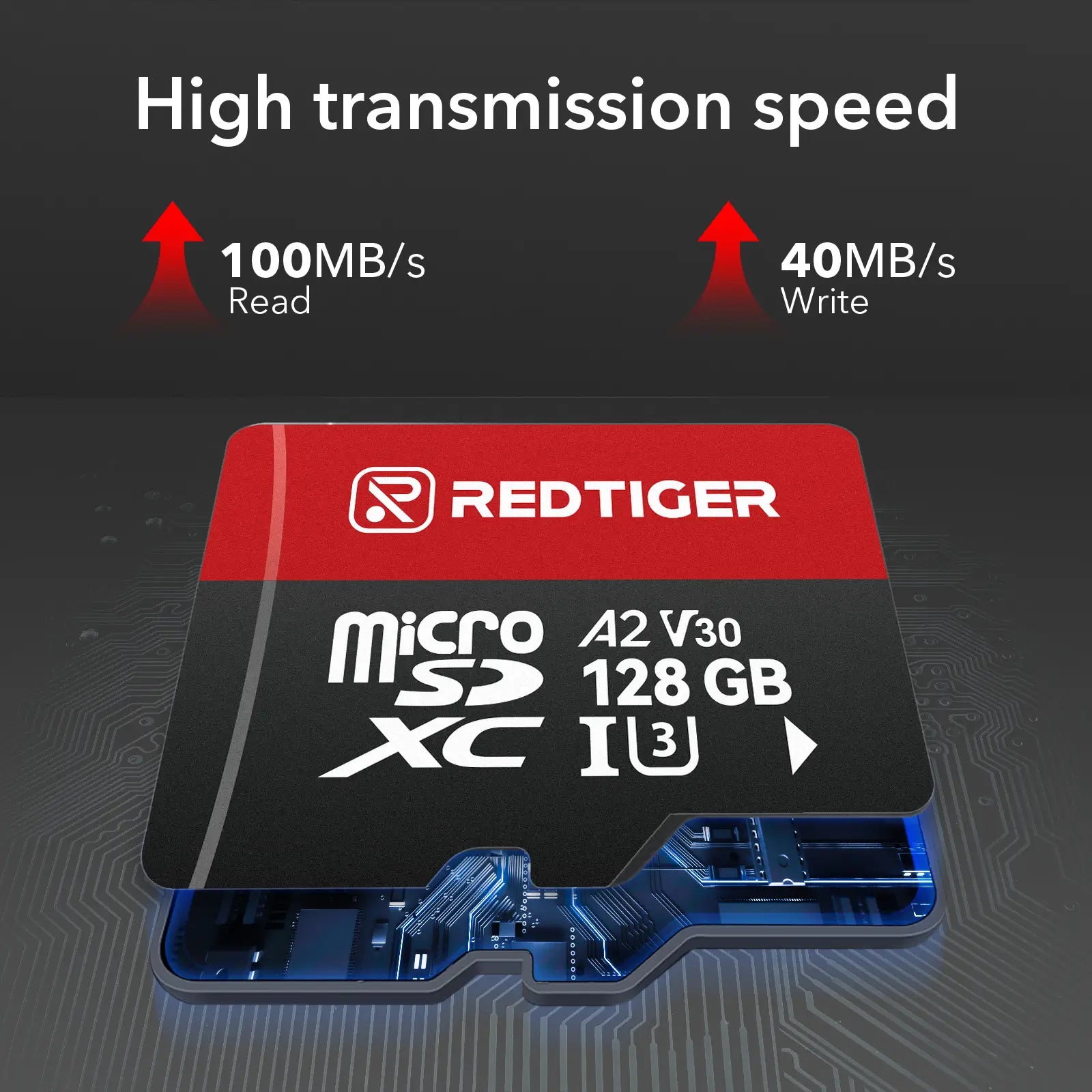 Redtiger 128GB SD Card For Dash Cam Class 10 U3 - REDTIGER Official