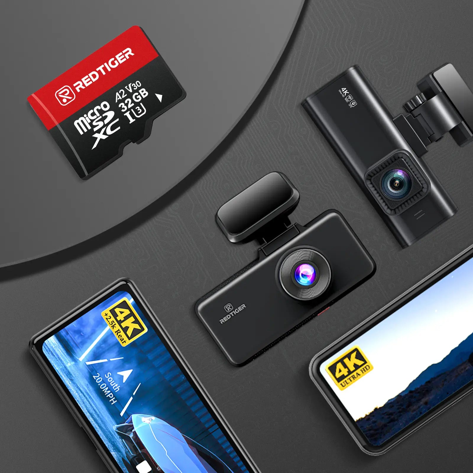 Redtiger 32GB SD Card For Dash Cam Class 10 U3 - REDTIGER Official