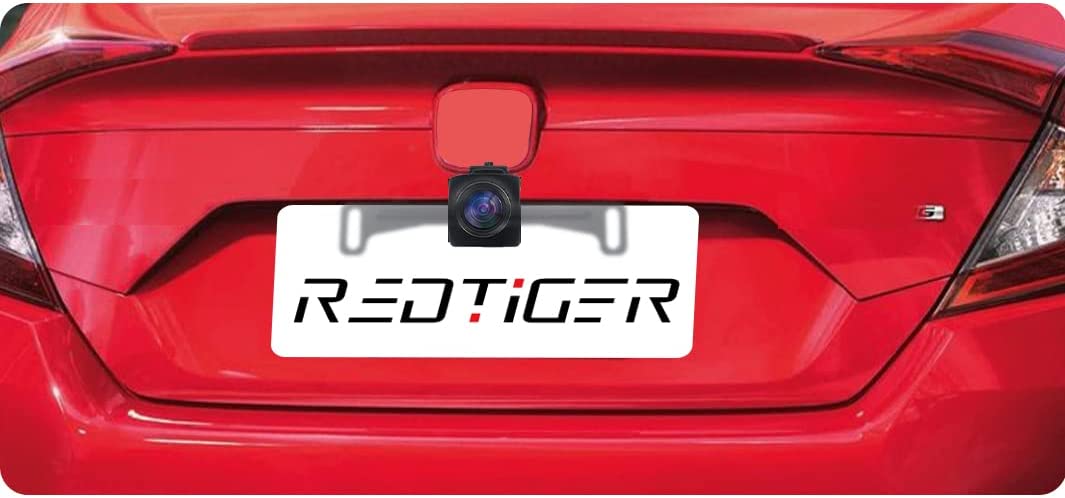 Redtiger Dash Cam Reverse Rear Camera License Plate Bracket Accessories REDTIGER Dash Cam