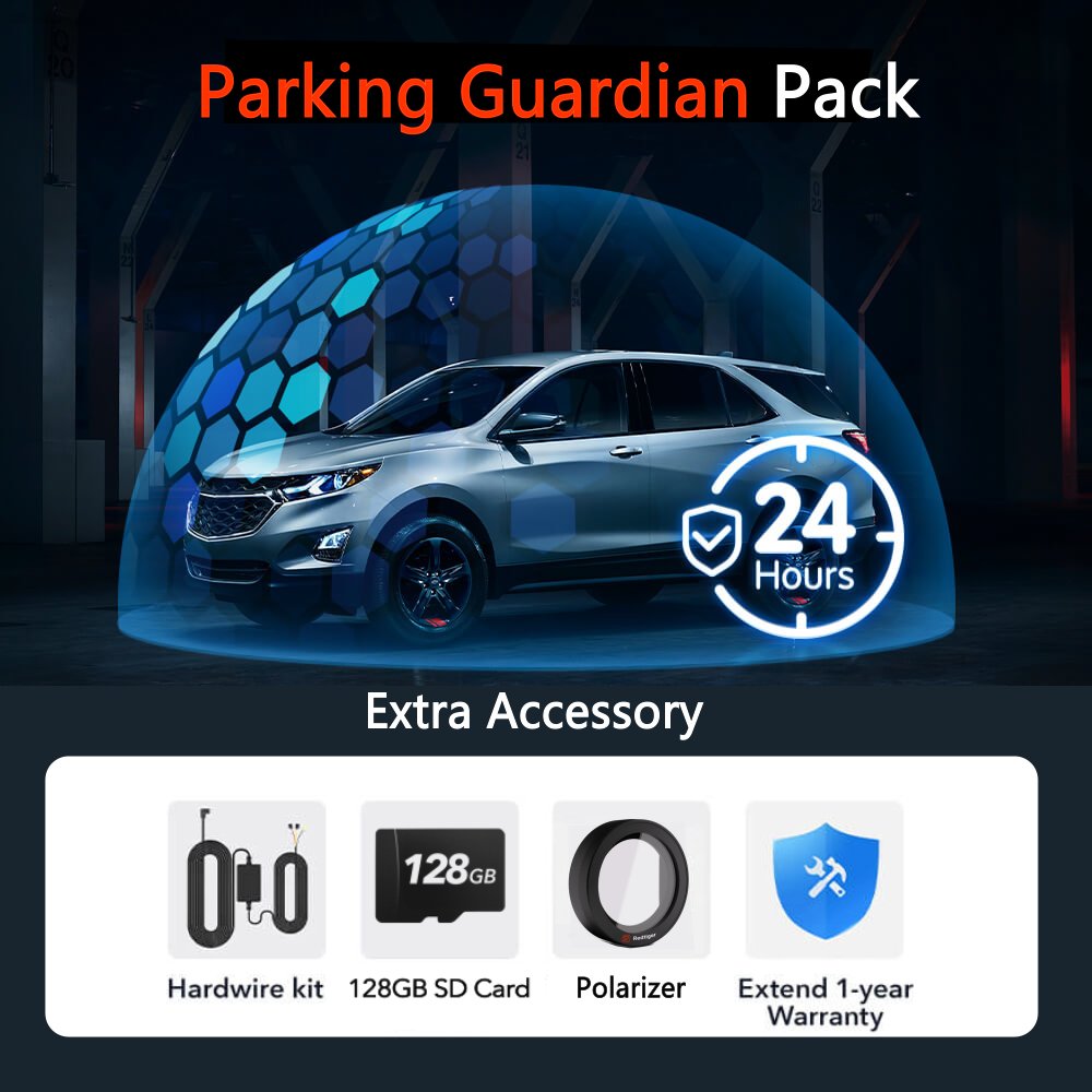 Redtiger F7NP 4K Front Rear Dash Cam Hot Sales REDTIGER Dash Cam F7NP Parking Guardian Pack (20% Extra OFF)