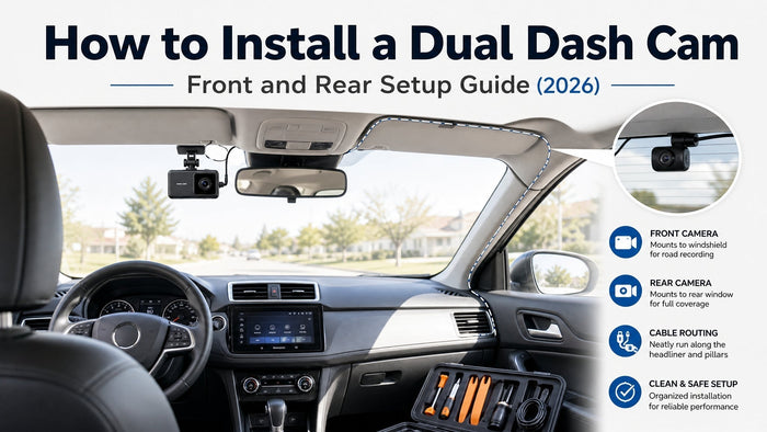 How to Install a Dual Dash Cam: Front and Rear Setup Guide (2026)
