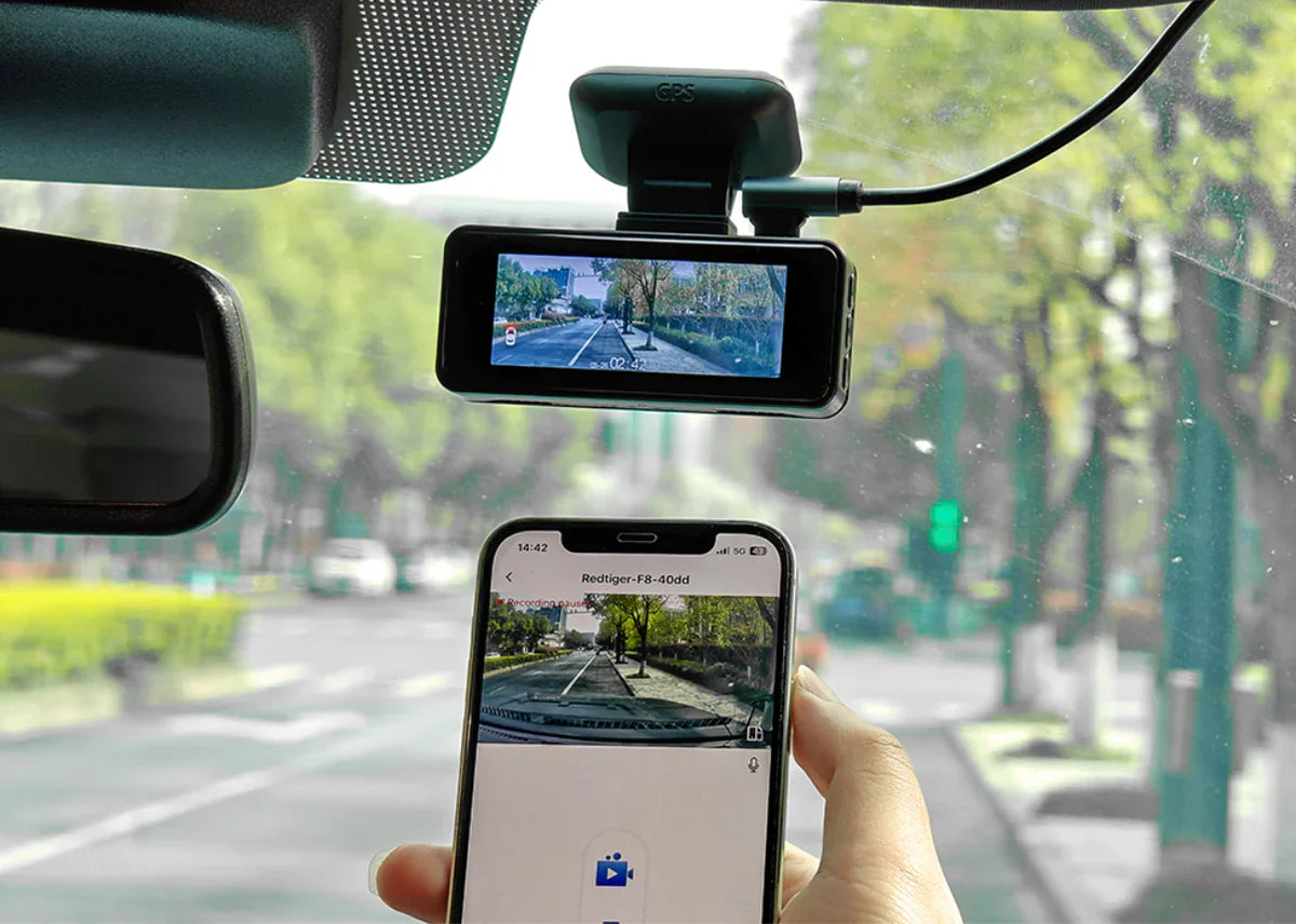 how to connect a dash cam to your phone