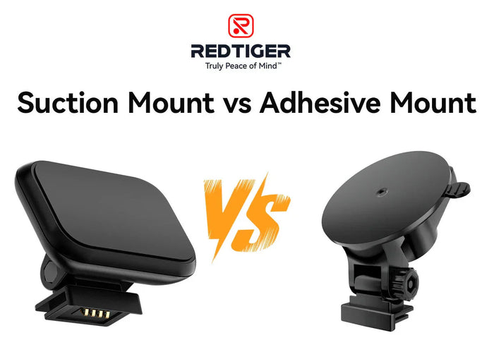 Suction Mount vs Adhesive Mount for Your Dash Cam: A Complete Guide