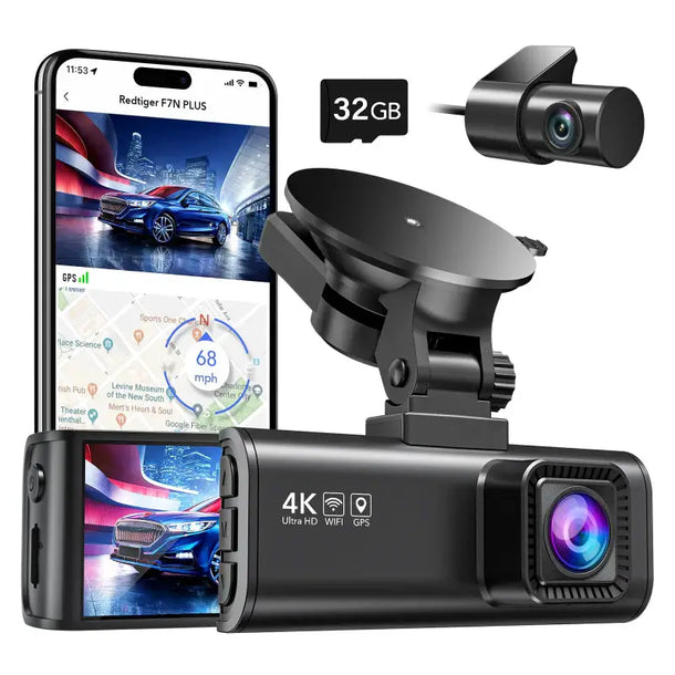 Redtiger F7NP 4K Front Rear Dash Cam Hot Sales REDTIGER Dash Cam