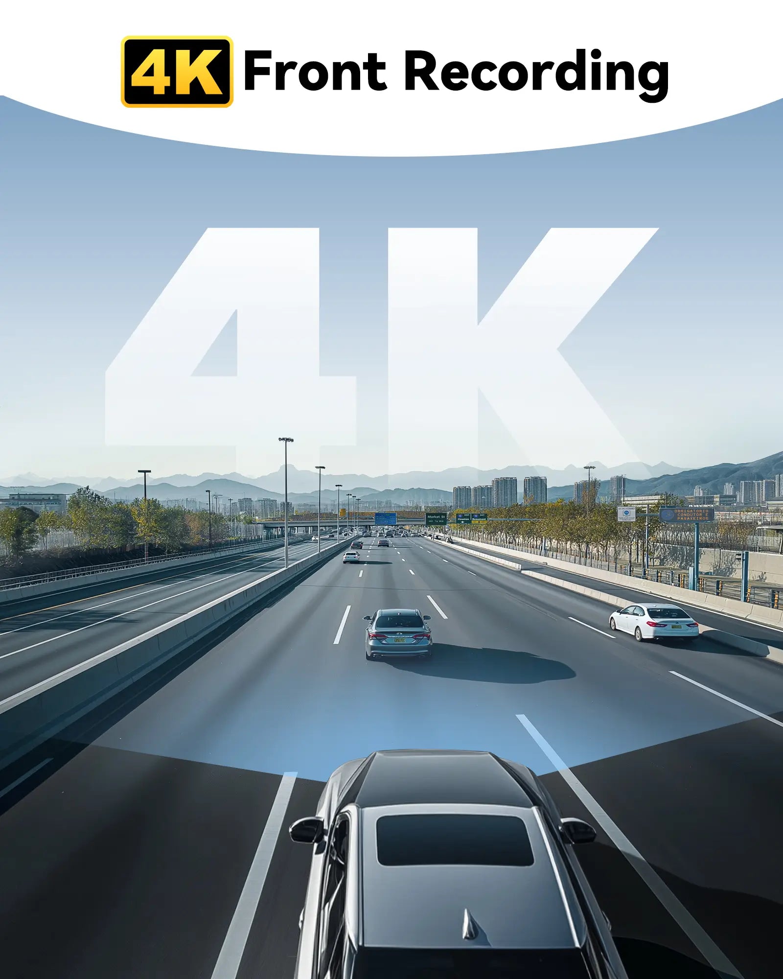 REDTIGER 4K Dash Cam Front, ADAS, Built-in WiFi GPS, Mini Hidden Dash Camera for Cars with G Sensor, APP Control, Free 32GB Card easy-product-customizer