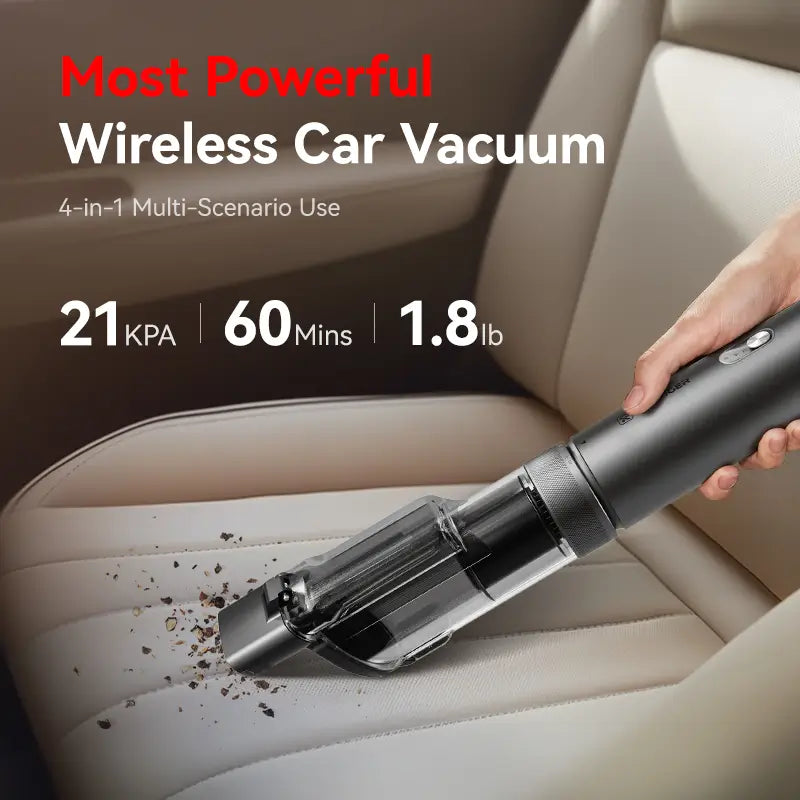 🎁 REDTIGER Car Vacuum Wireless Portable Handheld 21000PA (100% off) REDTIGER Official