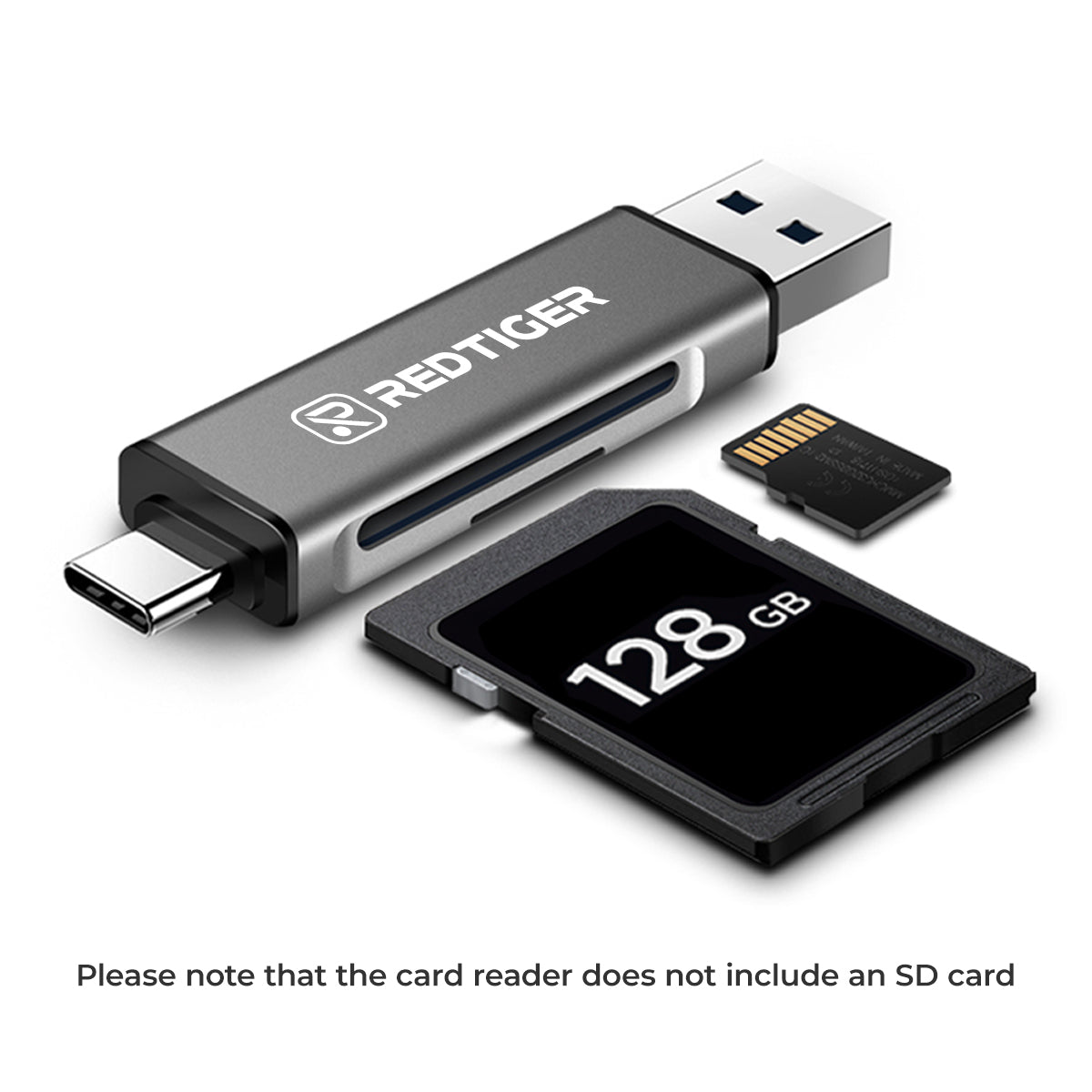 2 1 Card Reader USB C & USB Interface