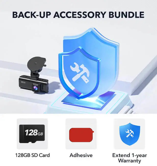 Redtiger Back-up Accessory Bundle Bundle REDTIGER Dash Cam