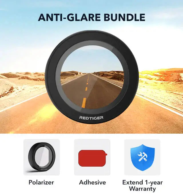 Redtiger F7N Anti-Glare Bundle Bundle REDTIGER Dash Cam