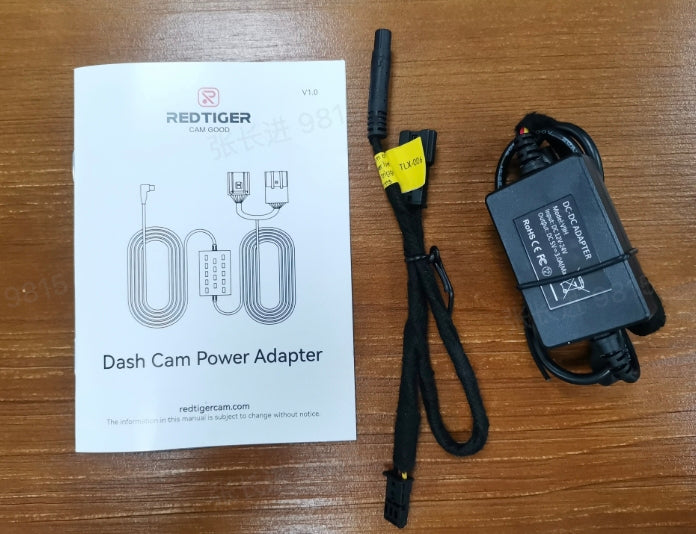 Redtiger Dash Cam Power Adapter cable REDTIGER Official