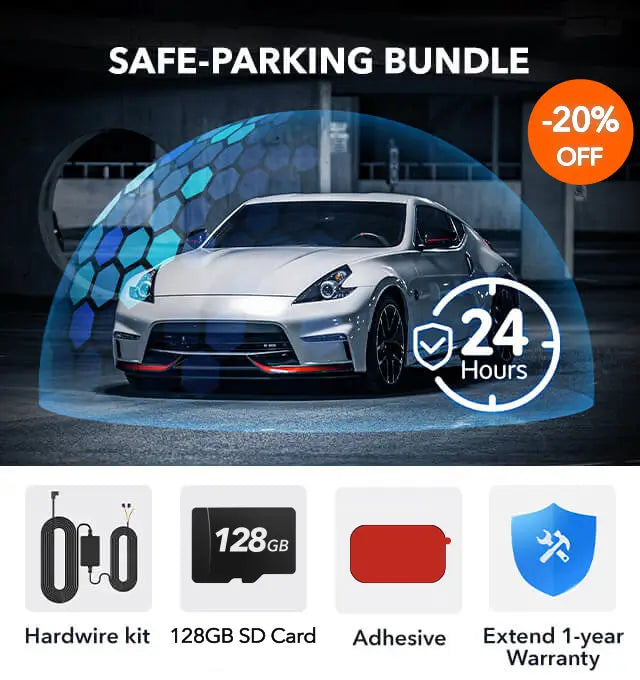 Redtiger F7N Safe-Parking Accessory Bundle Bundle REDTIGER Dash Cam