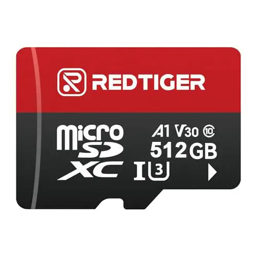 Redtiger 32GB/64GB/128GB/256GB SD Card For Dash Cam Class 10 U3 Accessories REDTIGER Dash Cam 512GB