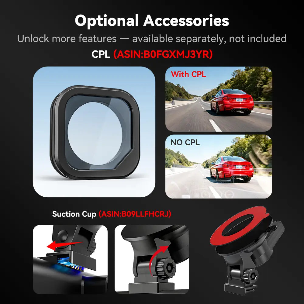 Redtiger F17 3-Channel 5G Wifi Dash Cam Hot Sales REDTIGER Dash Cam