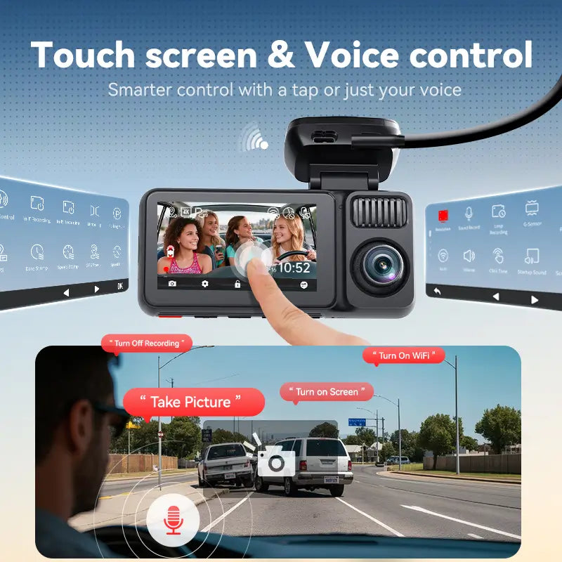 Redtiger F17 Pro 4K 4-Channel STARVIS 2 Dash Cam REDTIGER Official