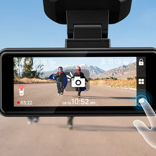 F8 Front 1-Channel 4K Touch Control Dash Cam Hover