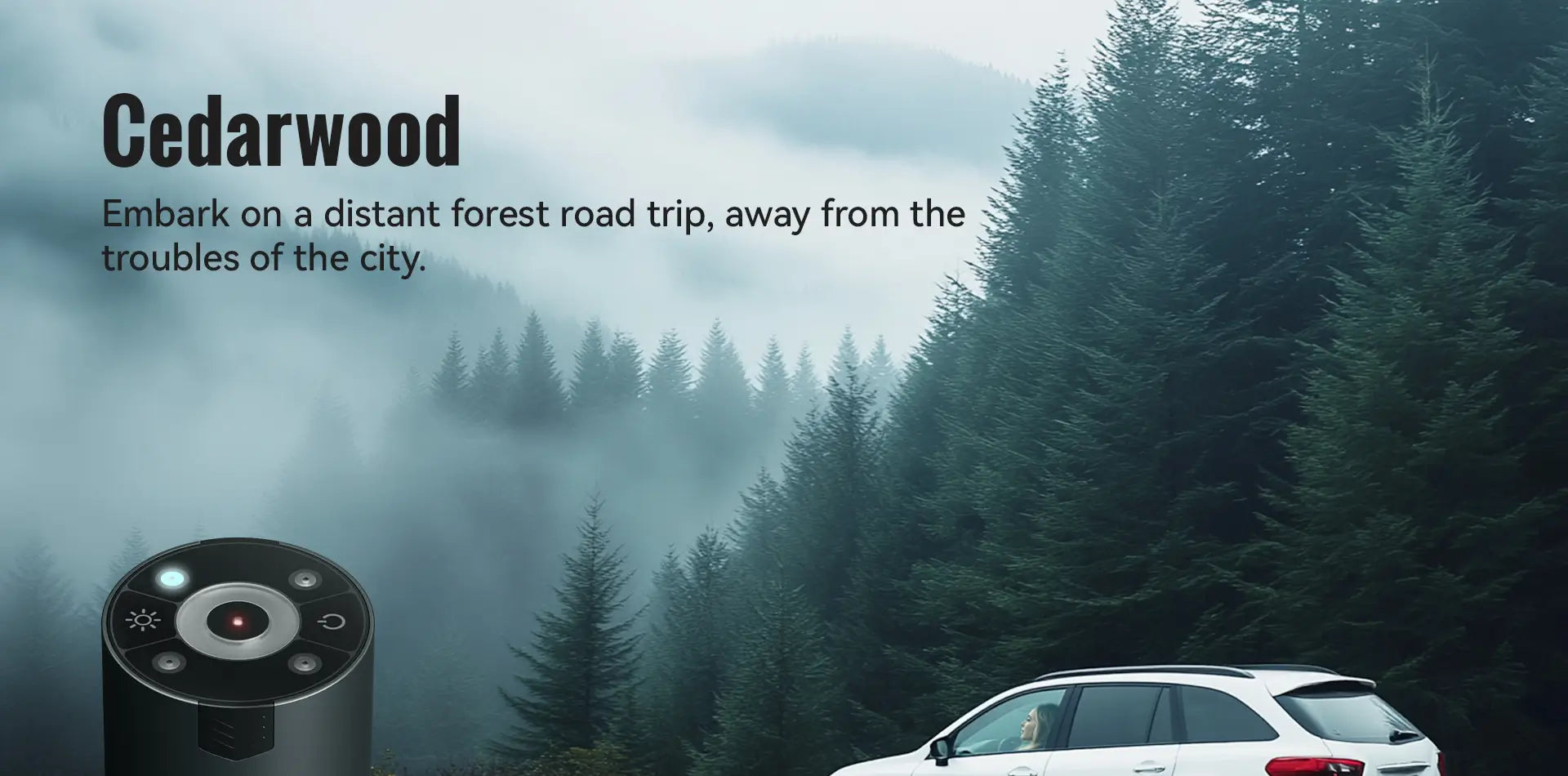Redtiger Car Diffuser Air Freshener Cedarwood
