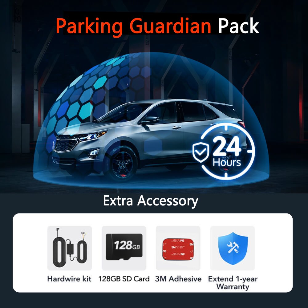 Redtiger F17 4K 3-Channel 5G Wifi Dash Cam Hot Sales REDTIGER Dash Cam F17 Parking Guardian Pack(Extra 20% off)