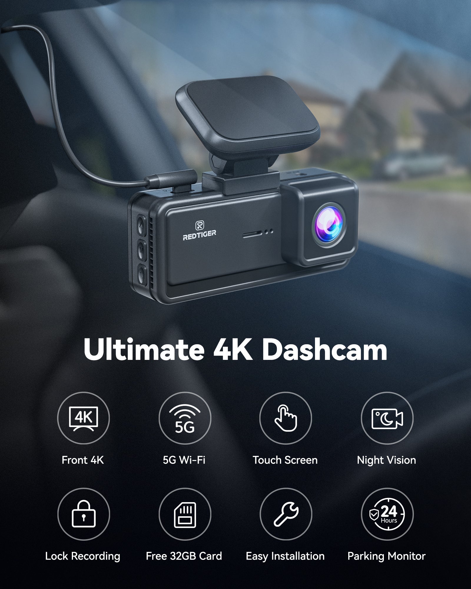 Redtiger F8 Dash Cam Hot Sales REDTIGER Official   